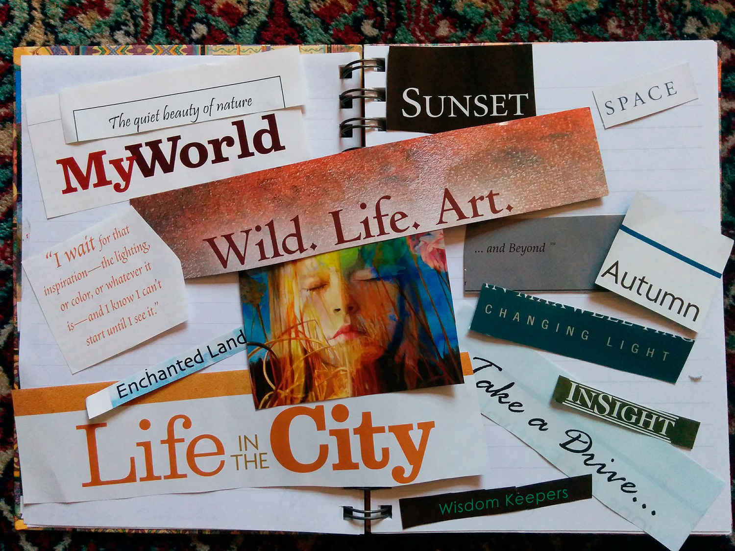 Shaping 2017: Mountain Creative Arts Counseling Holds a Vision Board Workshop